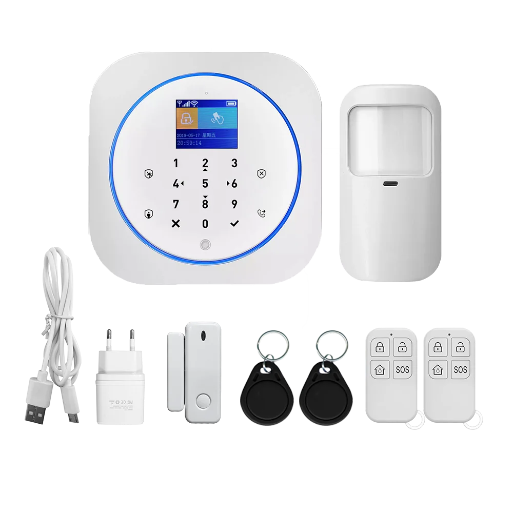 

Wireless Wifi Remote Control Intelligence Smart Gsm Alarm System