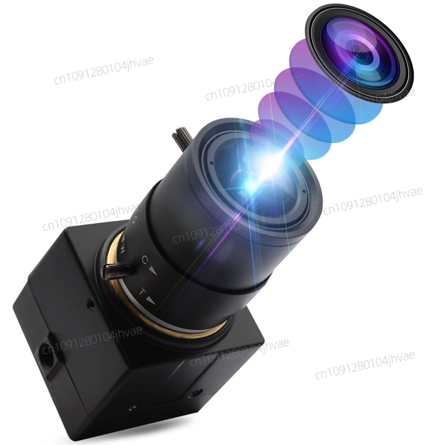 

ELP MJPEG 60fps USB Camera 640X480 UVC VGA Mini Box Webcam with CS Mount 2.8-12mm Lens for for Linux Windows