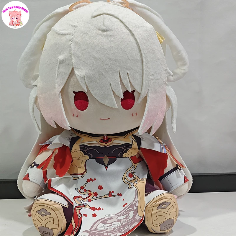 

Game Honkai Impact 3 Theresa Apocalypse Lunar Vow: Crimson Love Sitting Plush Doll 40cm Dress Up Plushie Pillow Toy Gift