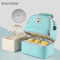 Mummy Diaper Backpack Baby Milk Food Storage Thermal Bag Warmer with Feeding Bottle Thermal Keeps Drinks Cool Travel Backpack