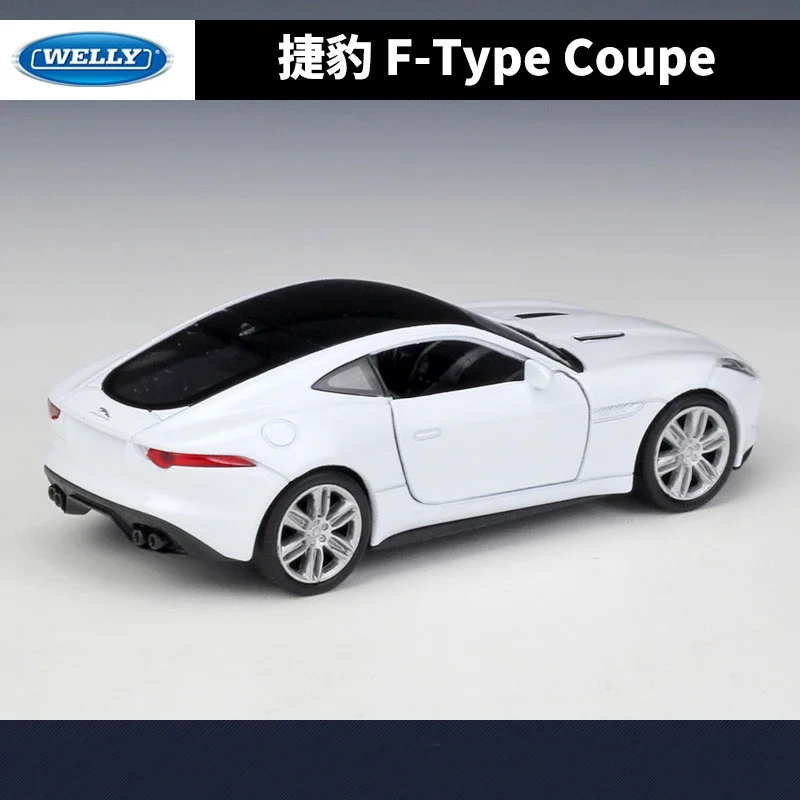 WELLY 1:36 JAGUAR F-Type Coupe Simulation Alloy Car Model  - Suitable for Children's Toys and Collections