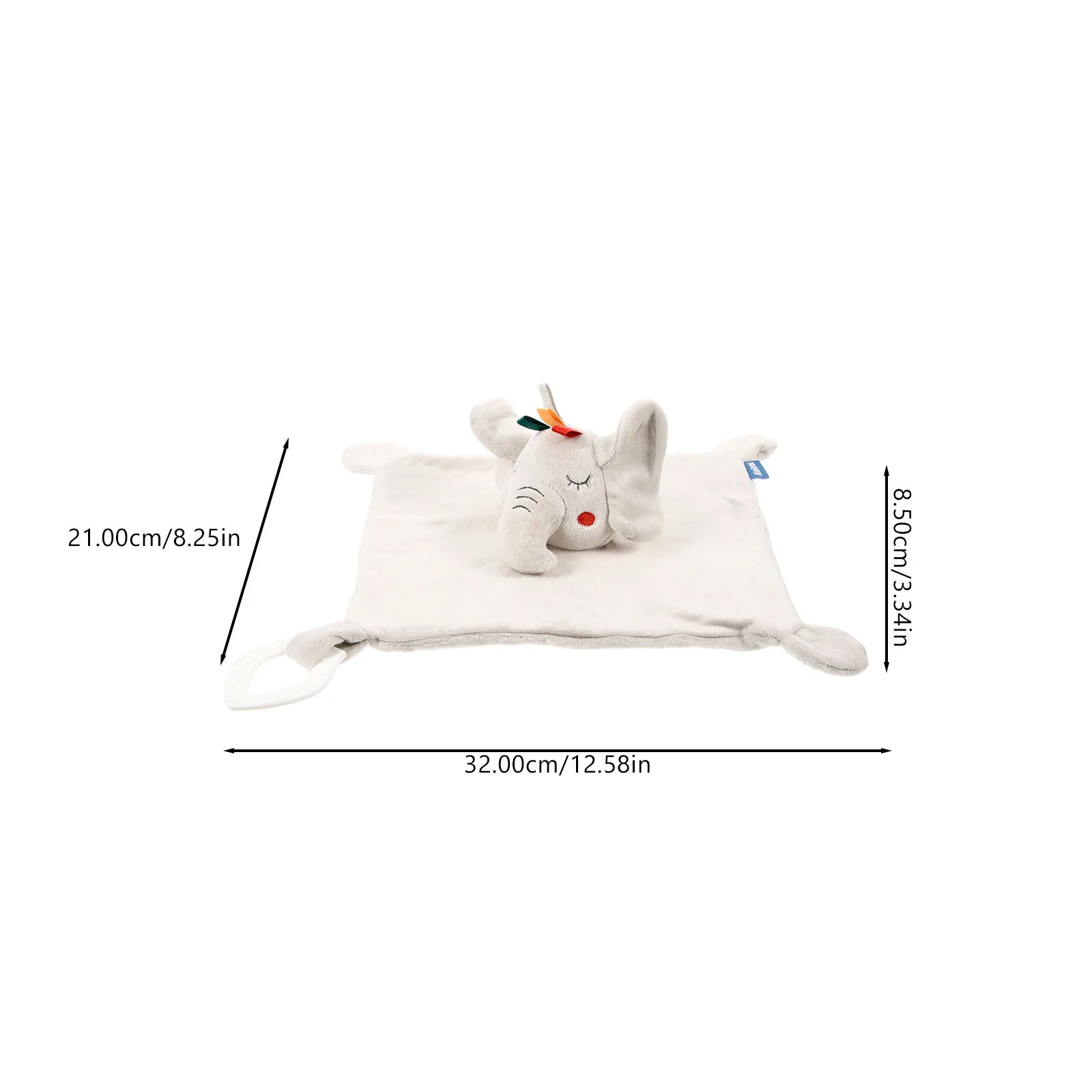 Infant Security Blanket Soft Elephant Snuggle Blanket Comforting Animal for Infant Sleep Animals Security Blankets