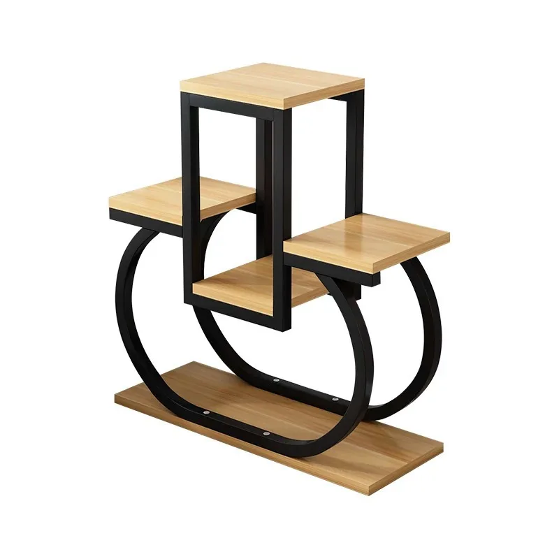 Shelf indoor floor-to-ceiling balcony bay window wrought iron flower pot shelf