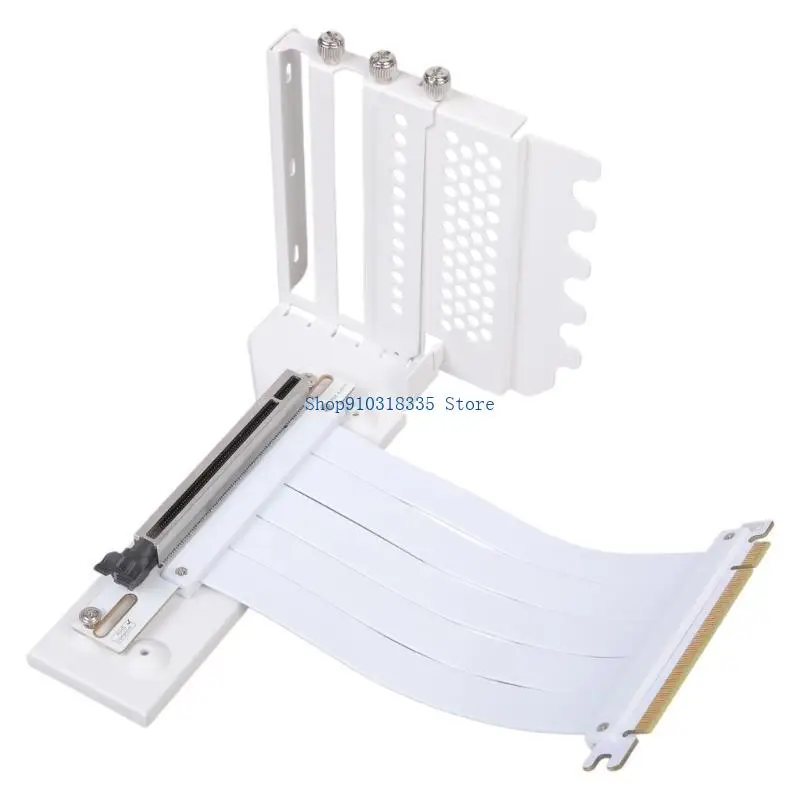 Vertical GPU Mounting Bracket GPU Holder 90Degree PCIe X16 Extension Cable
