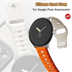 Silicone Sport Strap For Google Pixel Watch Bracelet Correa Accessories Belt for Pixel Watch Smartwatch wrist Active Band