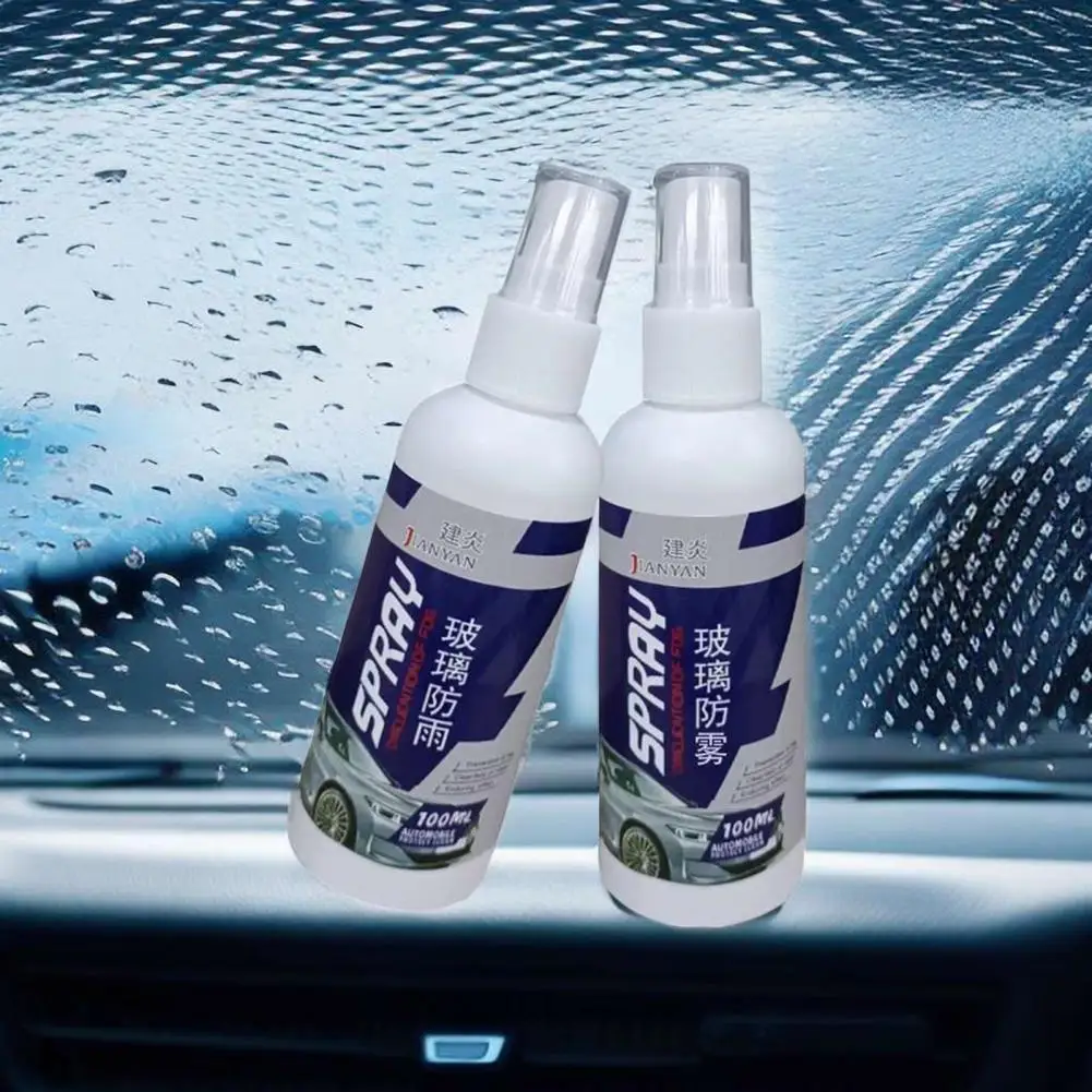 Defogging Car Cleaner Safe Ingredients Anti-fog Spray Efficient Long-lasting Car Rainproof Anti-fog for Windscreen for Suvs