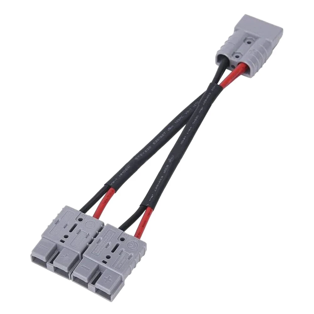 A02Q-50A For Anderson Plug Connector Dual Y Adapter Battery Power Connector Forklift Power Plug Connector With 6MM Car Cable