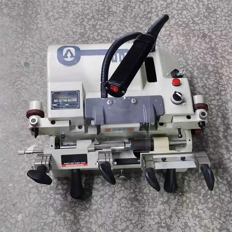 100F1 Key machine Horizontal Double-head manual Feed key machine \\ Clampable folding key (without clamp) Milling machine