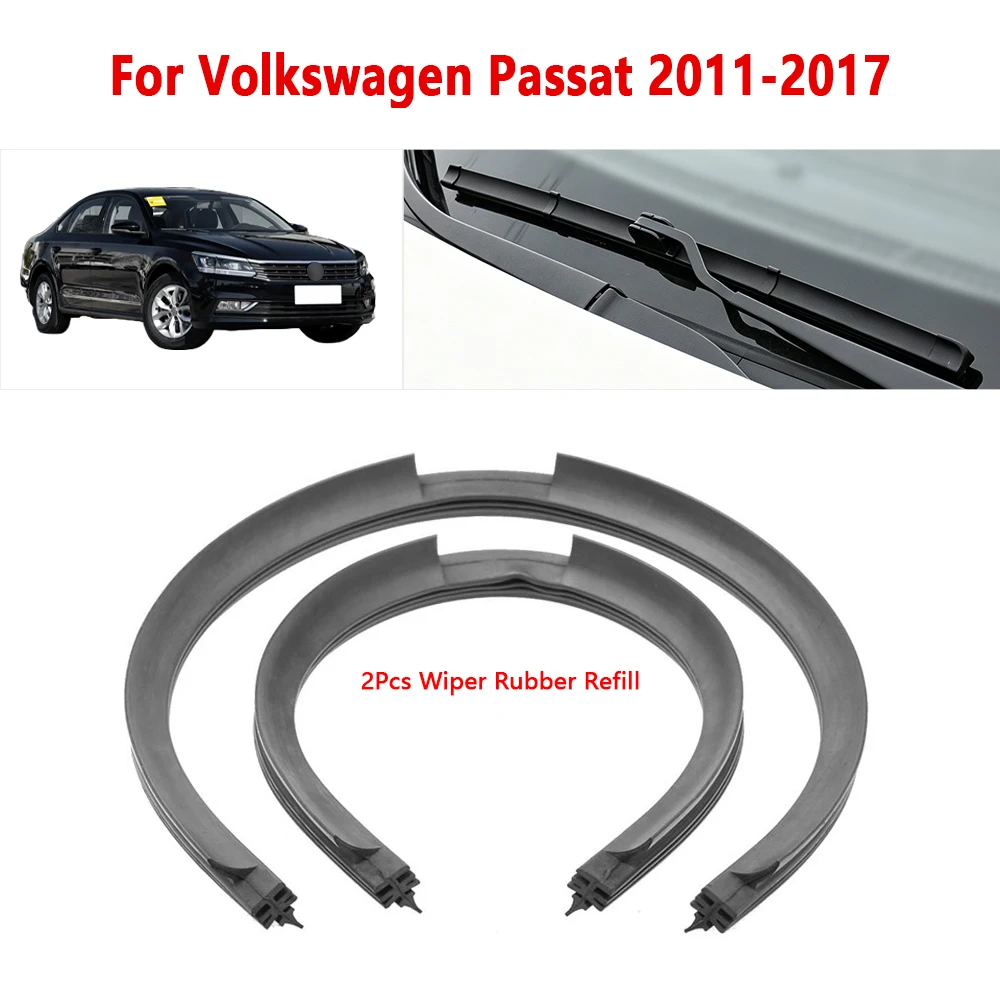 For VW Passat 2011 2012 2013 2014 2015 2016 2017 Wiper Refill Rubber Strip 19