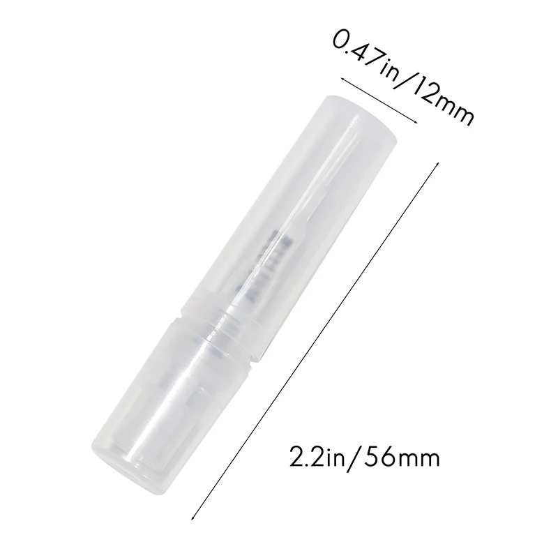 Горячие Мини прозрачный 2 мл пластиковый флакон с распылителем спрей Духи Пустой Флакон образца подходит для путешествий вечевечерние 60 шт