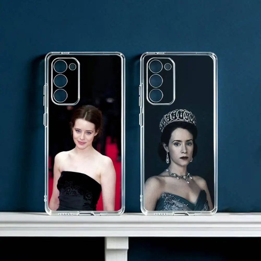 Claire Foy  Phone Case For Samsung Galaxy S24 S25 S23 S22 S21 Plus S24 S25 Transparent Cover Case