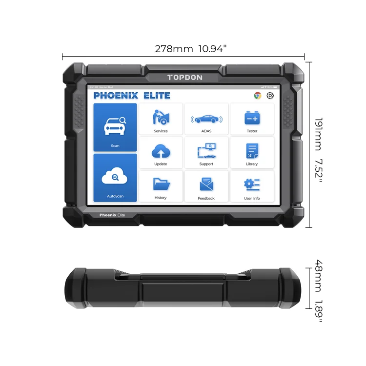 TOPDON Phoenix Elite Professional Vehicle Car Automotive Obd2 Diagnostic Tool Programming /Coding Scanner Prices