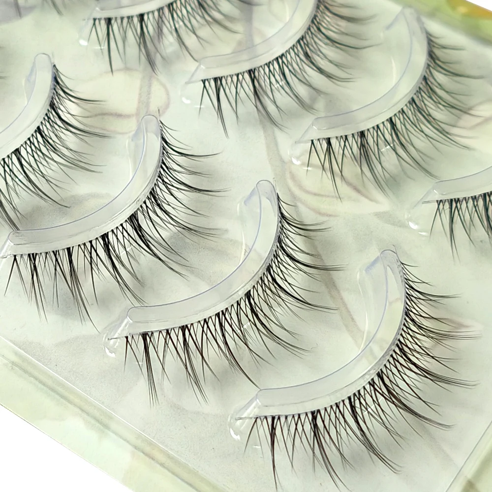 Ultra Light Makeup False Eyelashes Set Natural Looking Little Devil Handmade Soft Eyelash Extension Eye Lashes Makeup Tools