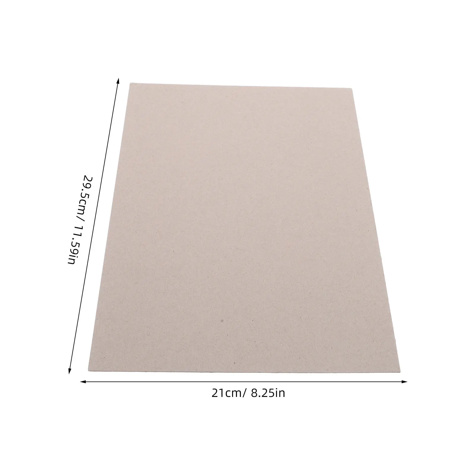 20Pcs Thick Binding Cardboard Gray Paperboard Sheets 11.59x8.25in Heavy Duty Chipboard for Crafts Bookbinding Scrapbooking DIY