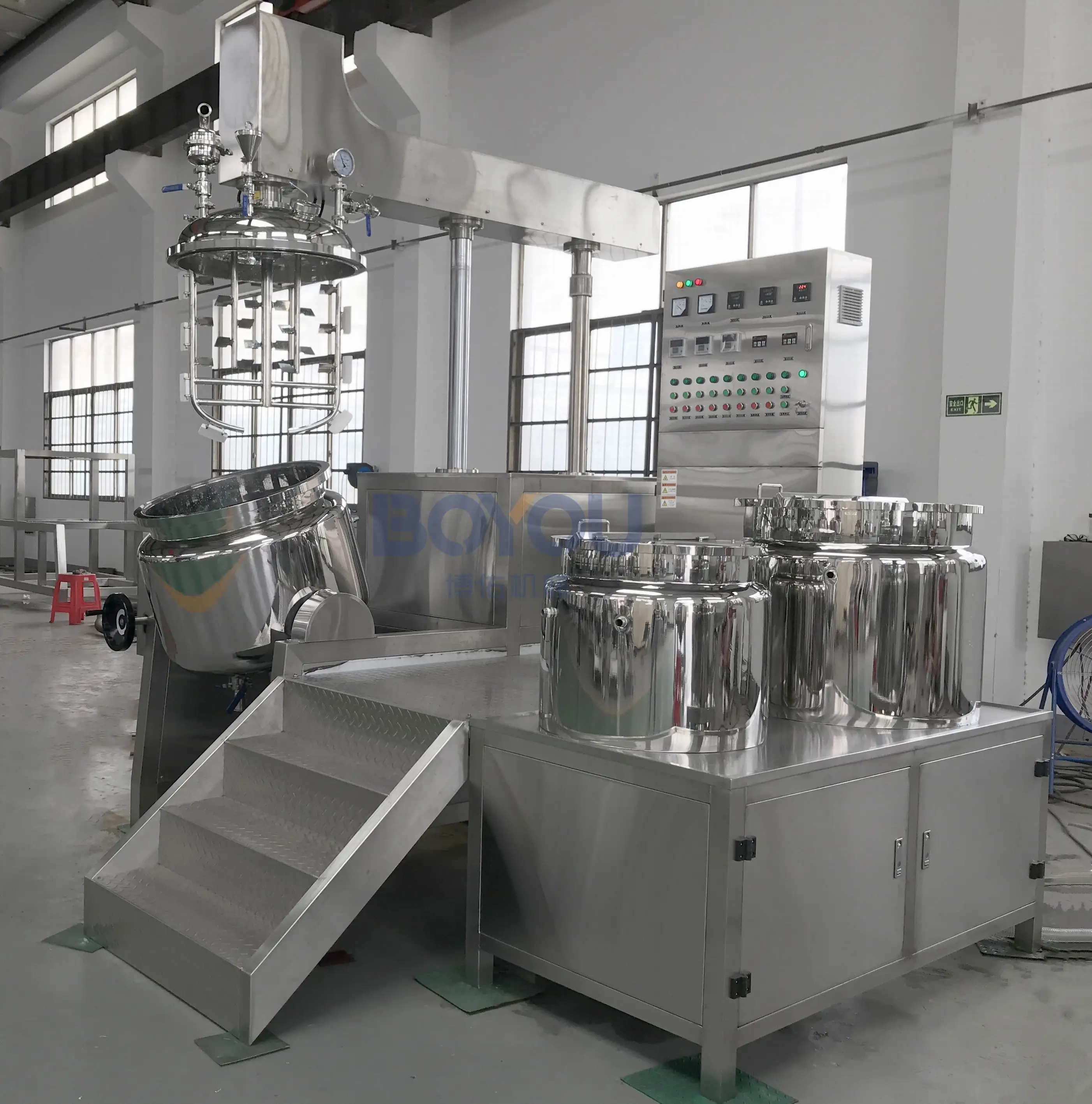 Vacuum Homogenizing Mixing Tank For Blender Cosmetic Agitator Mixer Emulsifying Stirring Cream Suppository Soft Gel