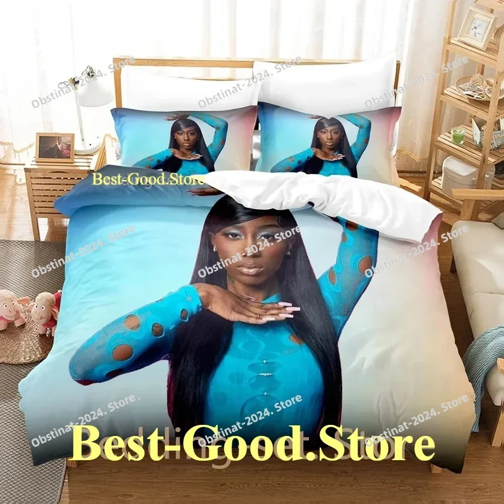 Flo Milli Never Lose Me Bedding Set Single Twin Full Queen King Size Bed Set Adult Kid Bedroom Duvetcover Sets 3D Bed Sheet Set