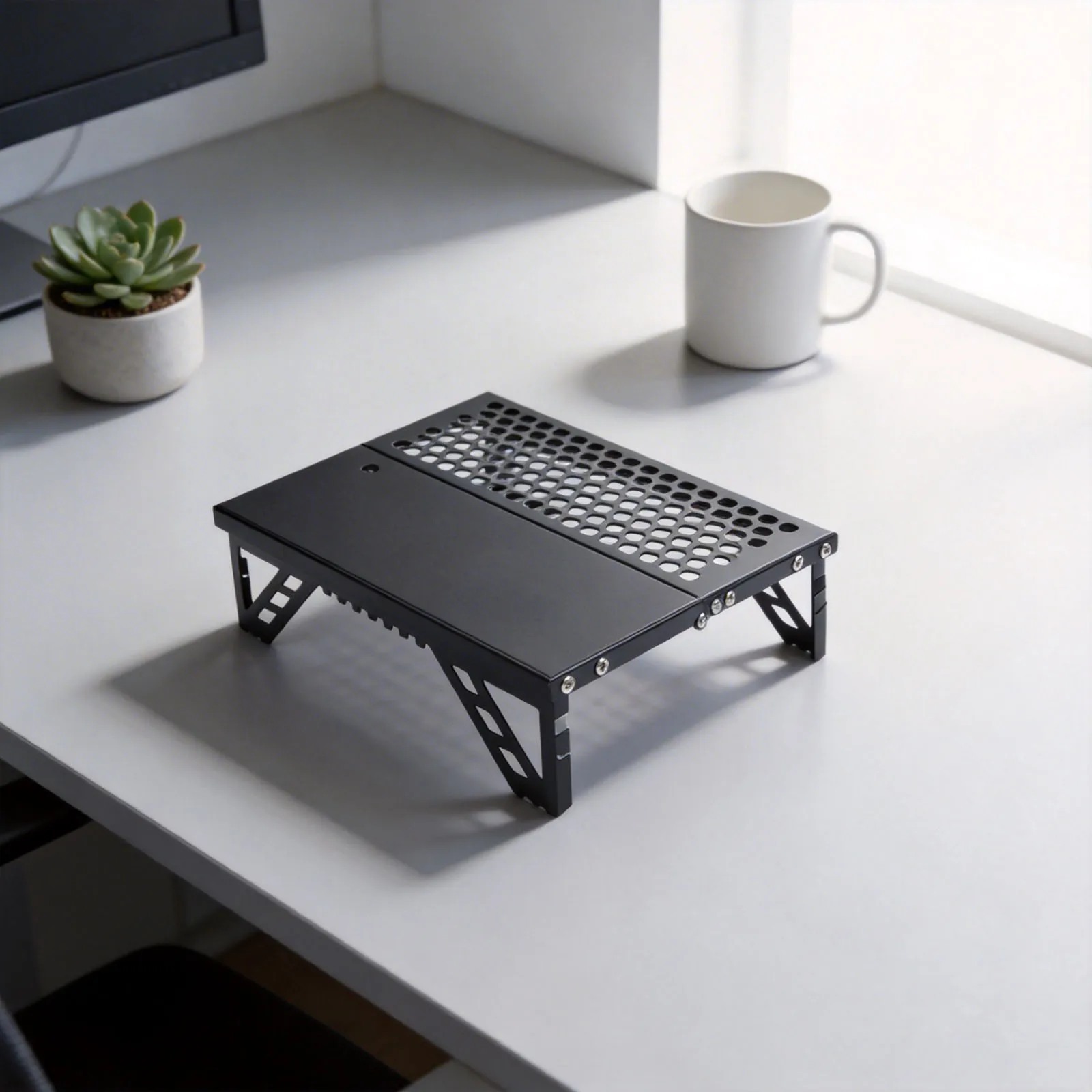 

Compact and Lightweight Folding Table for Outdoor Activities Such as Camping Picnics Barbecue Featuring Aluminum Alloy Build
