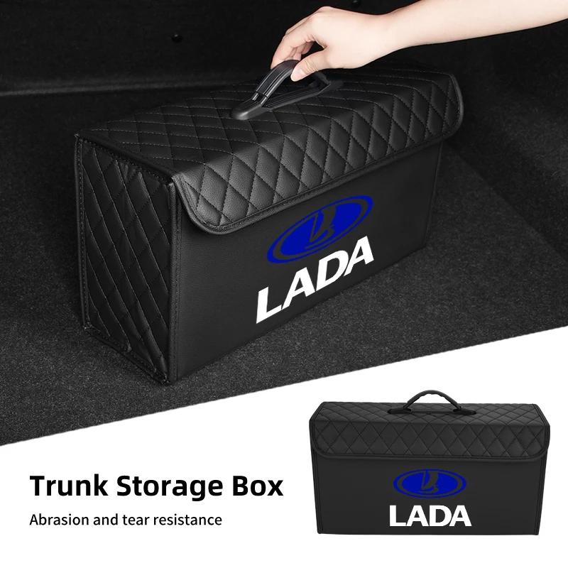 

Car Trunk Storage Box Multiuse Portable travel Organizer Tools Bag For Lada Priora Sedan Sport Kalina Granta Vesta Niva Largus V