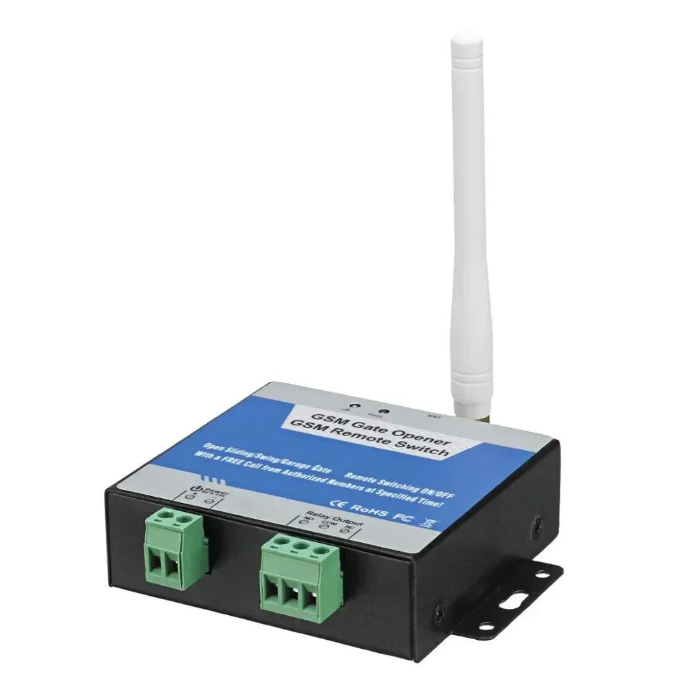 وحدة تحكم عن بعد للمكالمات 2G 3G GSM، التحكم في اهتزاز الهاتف، مفتاح مرحل فتاحة البوابة لفتح باب أنظمة وقوف السيارات