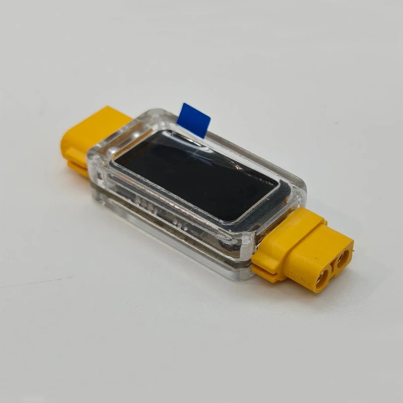 1PCS XT60 Interface High-Current 2-Way Digital Display Meter 5-36V Ammeter Real-Time Temperature/Humidity Monitoring DIY Parts