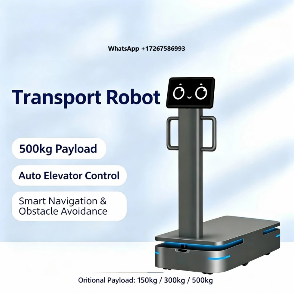 AGV Transport Robot Automatic Guided Vehicle for Factory Material Handling Reduce Labor Improve Efficiency