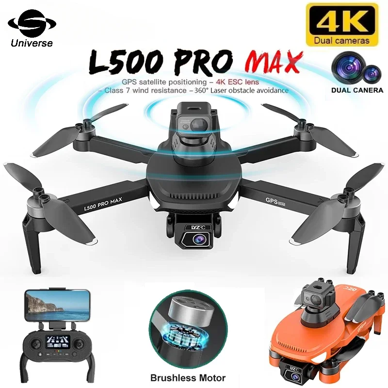 

L500 PRO SE MAX Drone 4K Professional HD Dual Camera 360°Obstacle Avoidance Brushless Motor GPS 5G WIFI Drones FPV RC Quadcopter