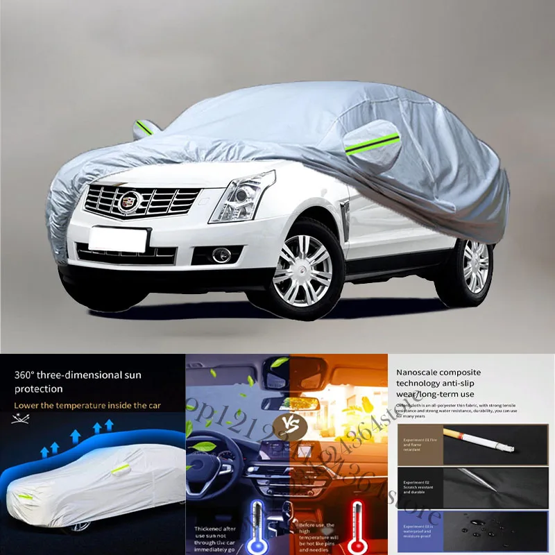 

For Cadillac SRX Auto Anti snow Anti dust Anti-uv Anti peeling paint And Anti Rainwater 210t car cover Car cover protection