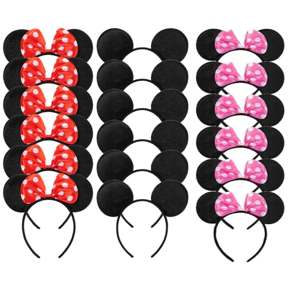 

18pcs Wholesale Lovely Ears Kids Headbands Hair Party Birthday Accessories Hairbands Bows Girls Princess Decoration Hair Hoop