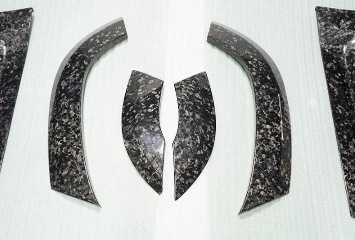 

Custom-made High Quality 100% Carbon Fiber Wheel Eyebrow Side Skirts Defender Upgrade Body Kit forLand Rover Bumper
