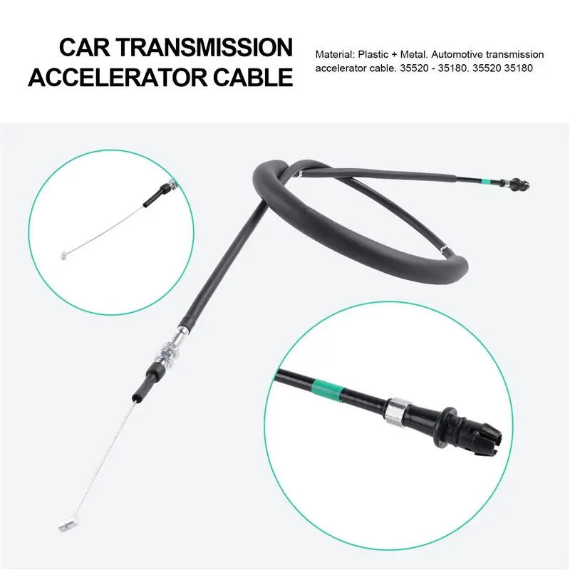 Car Throttle Cable For Toyota Tacoma 1995-2004 Transmission 35520-35180 3552035180
