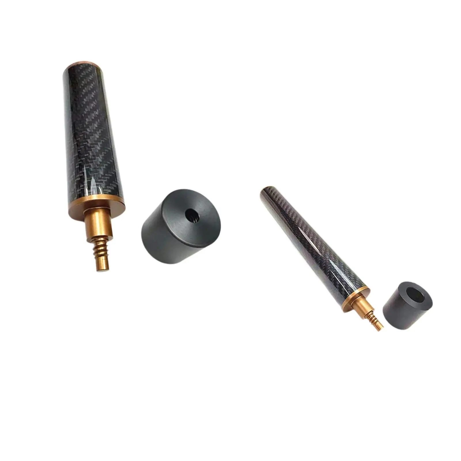 

Carbon Fiber Billiard Cue Extension Portable Home Pool Game Extension for Home