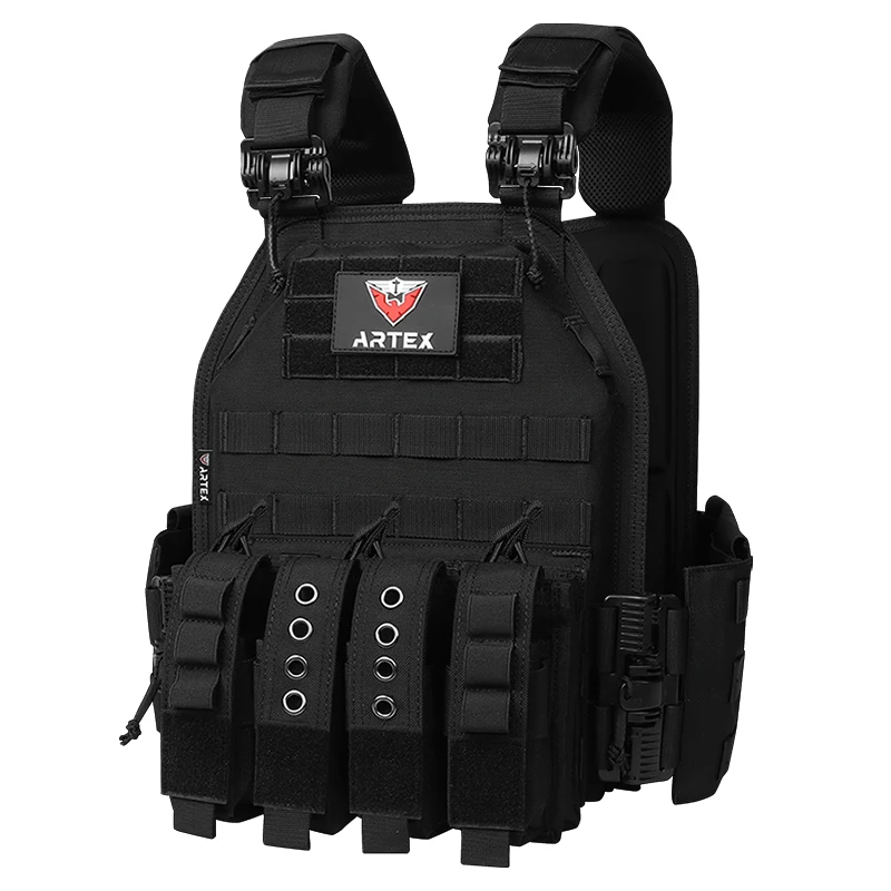 Artex 1000D Plate Carrier Tactical Vest Outdoor Hunting Protective Adjustable MODULAR Vest for Airsoft Hunting Vest