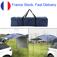Portable Trailer Tent Roof Top Car Shelter, Ultra-Light Awning Anti-Sun and Rainproof Pergola for Outdoor Camping Travel Picnic