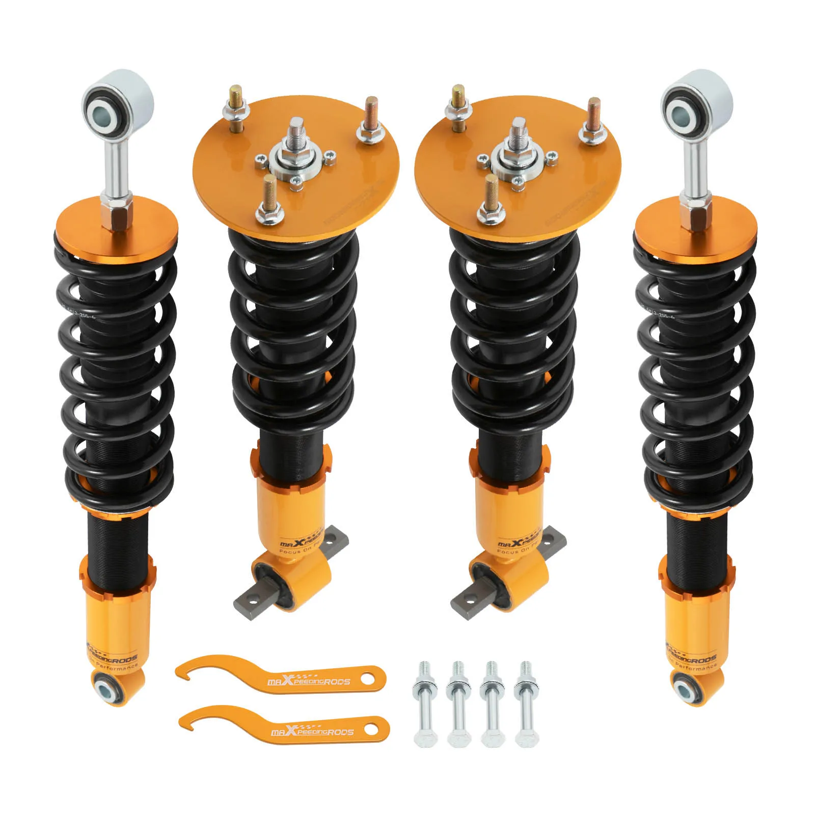 Ait to Coil Suspension Conversion Kit Front +Rear For Suburban Tahoe Yukon 07-12 Adjustable Height Coilovers Struts & Shocks