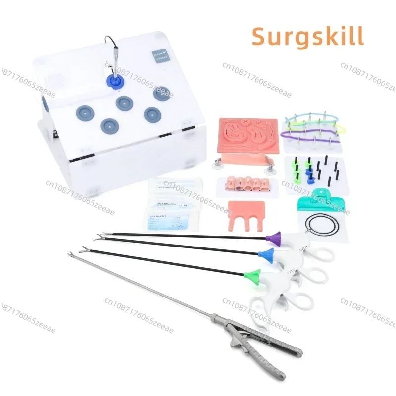 Laparoscopic Training Simulator Full Set Laparoscopy Trainer Box with 1080P HD Endoscope Came