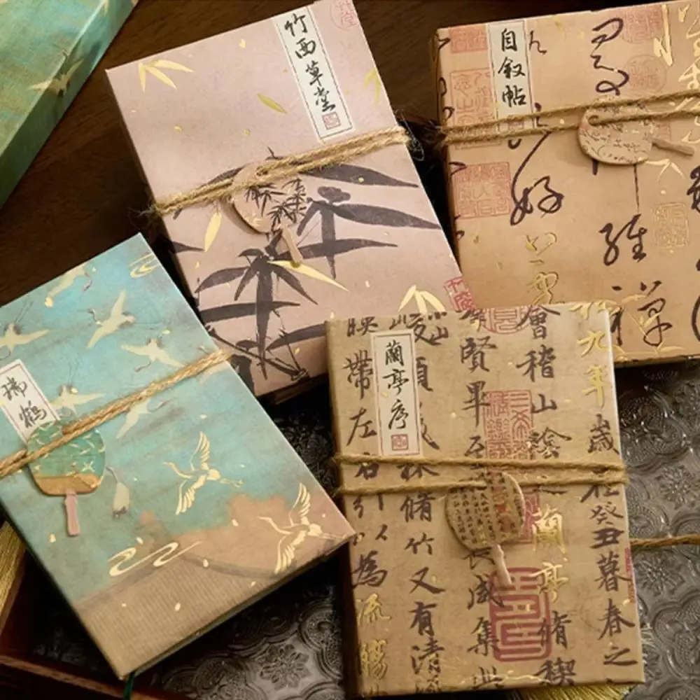 

3D Stereoscopic DIY Book Lamp Fan Shaped Simulation Folding Night Light Ancient Style Handmade Art Book Light Material Kit Gifts