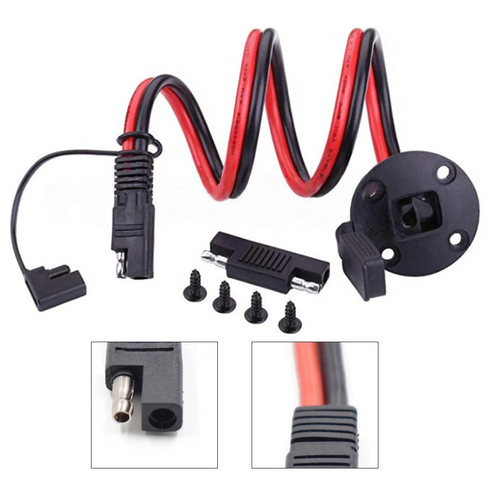 Multi-functional Connector Battery Adapter Compact Structure Design High Safety Standards Nickel Plated Material