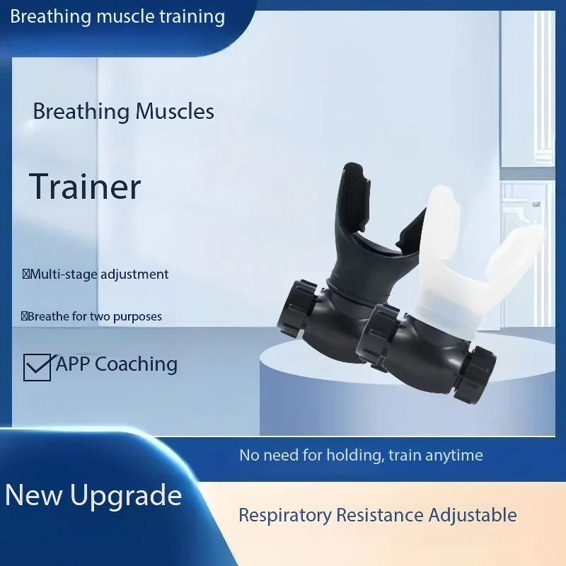 

Breathing Exercise Device, Breathing Exerciser with Inspiring Vibration/Adjustable Wellness Fitness