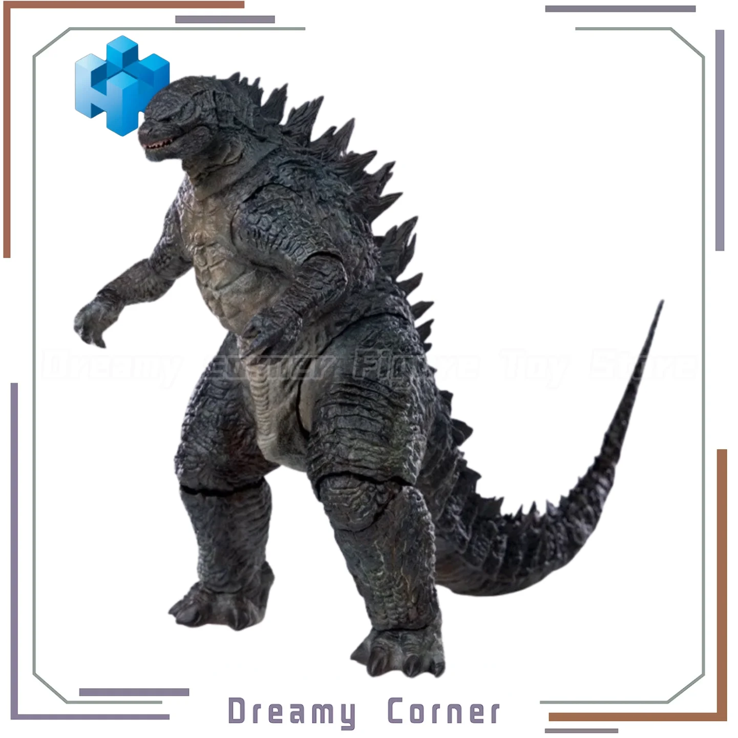 【In Stock】HIYA EXQUISITE BASIC EBG0080 Godzilla 2014 Action Figure