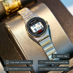SKMEI Casual Fashion Sport  Womens Chrono 3Bar Waterproof Digital Alarm Auto Date LED Light Wristwatches Count Down