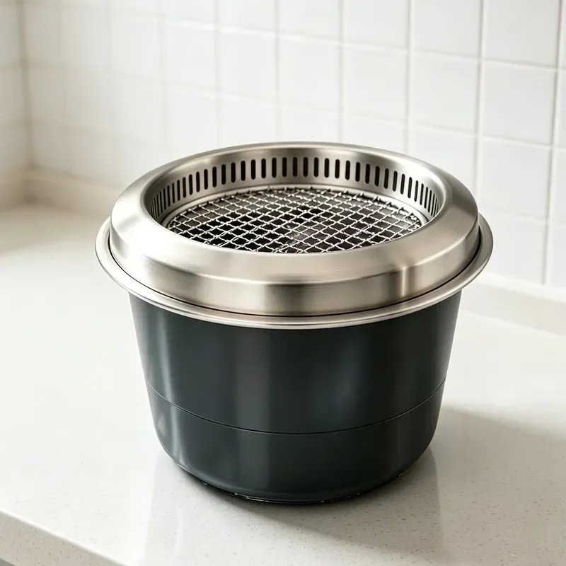 Smokeless Electric Grill Indoor Korean BBQ Tabletop Hot Pot Cooker Non Stick Heating Plate for Home Kitchen Party Dining Use