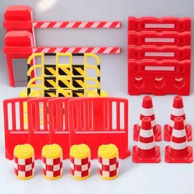 

1Set Educational Traffic Sign Playset Mini Colorful Simulation Road Sign Teaching Aids for Kids Early Learning