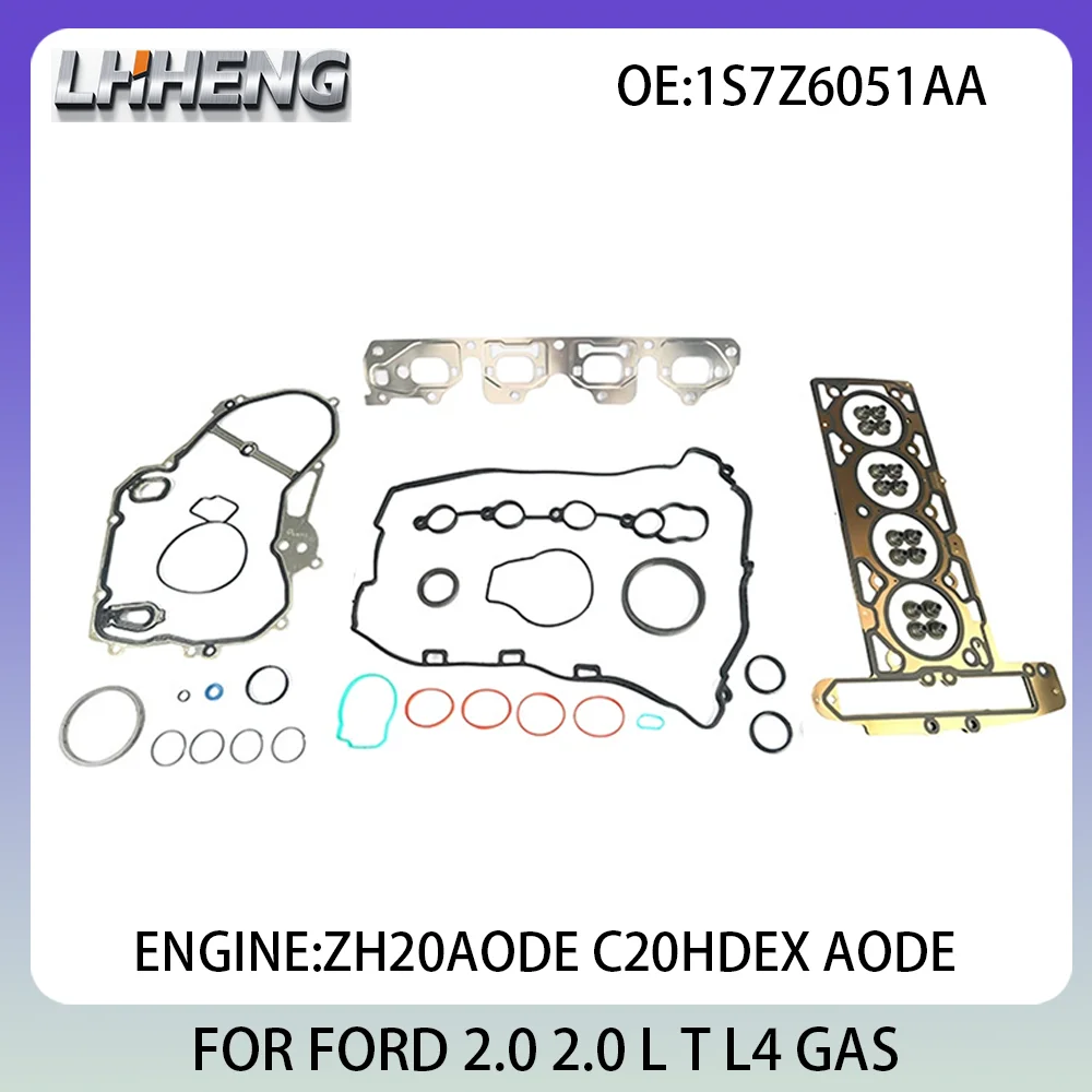 محرك كامل إصلاح مجموعات ربط السيراميك الارضي إعادة بناء مجموعة ل 1S7G6051AH 1S7G6051AJ 1S7Z6051AA فورد C-MAX FIESTA 2.0L 2.0 L T L4 GAS 2000-2015
