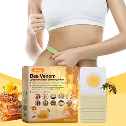 1/2/3Box Bee Venom Slimming Patch Helping Reducing Weight Herbs Patch for Women Men Portable Belly Patch Body Health