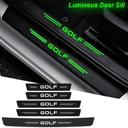 Luminous Threshold Tape Car Door Sill Protector Stickers for VW GOLF 3 4 5 6 7 8 MK3 MK7 MK8 Trunk Door Bumper Guards Strips