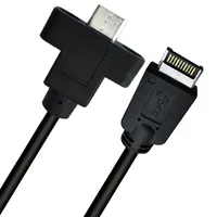 USB 3.1 Type C Front Panel Header Extension Cable USB 3.1 to USB 3.1 Type C Cable Gen2 10Gbps Adapter Cable for Phone