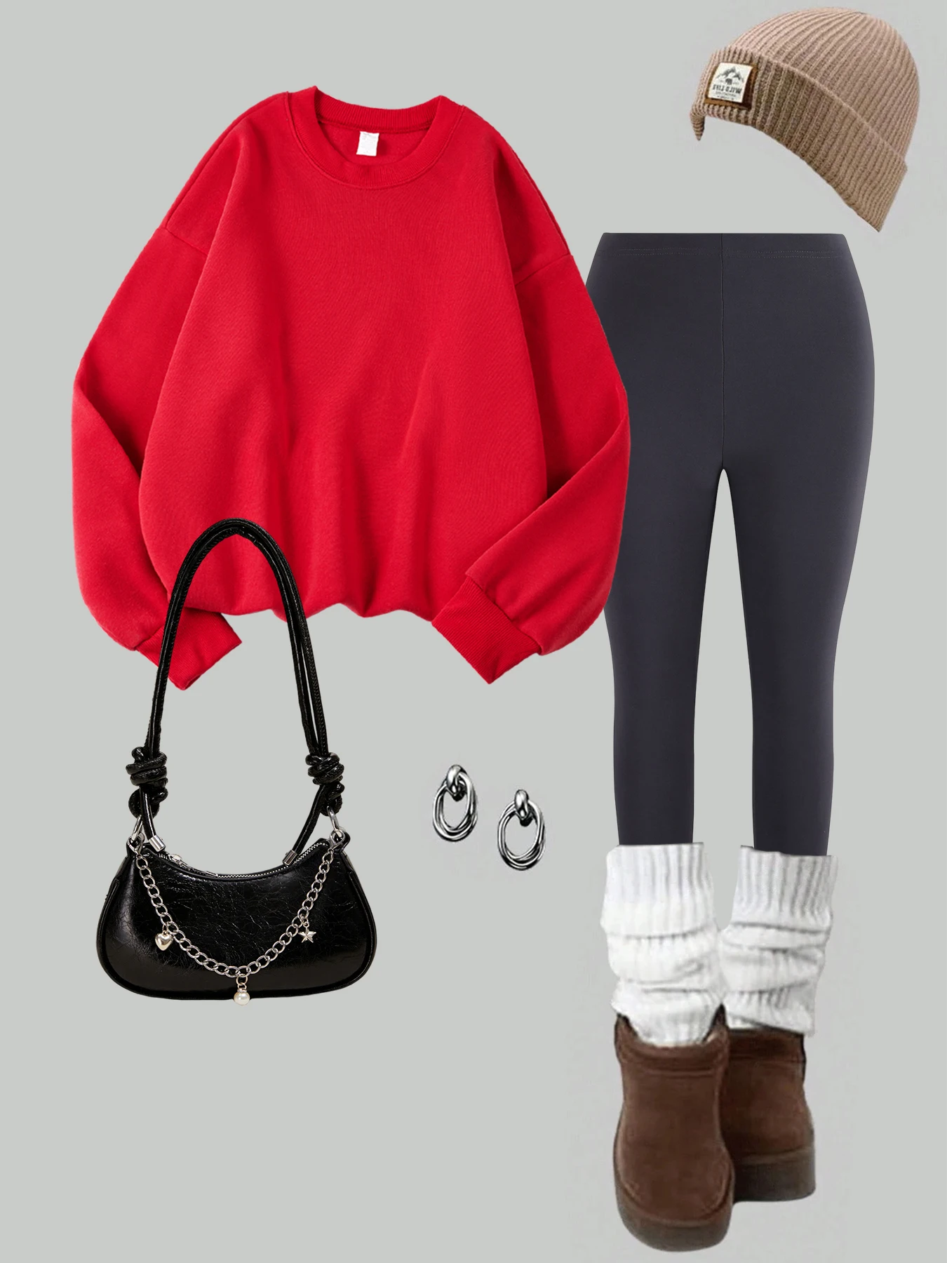 Fashion Autumn Winter Sweatshirts Set Women Warm Solid Hoodie Slim Elastic Waist Pants Street Casual Fleece Pullovers Clothes