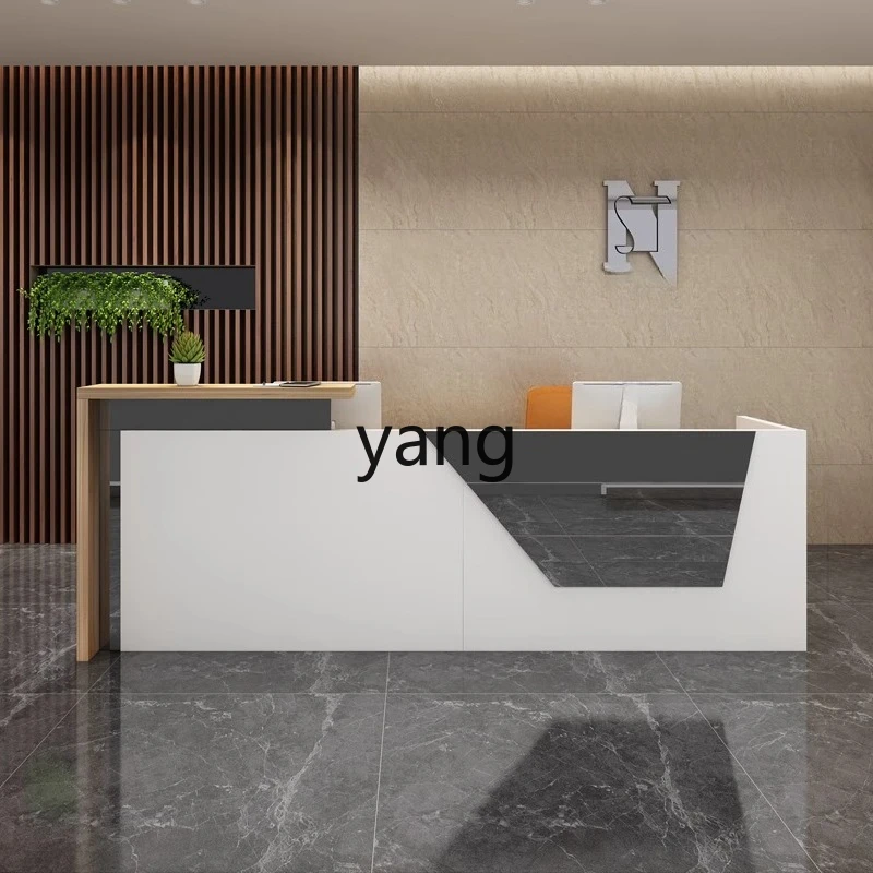 yjq1  front desk consultation reception office creative bar table simple and modern