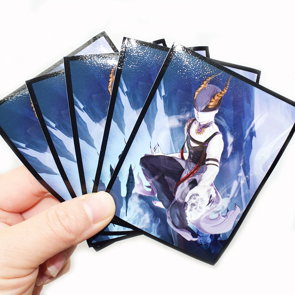 

100PCS Card Sleeves Goddess Matte Board Games Ultimate OuterTrading Cards Protector Tarot Shield Magical Card Cover PKM 66x91MM