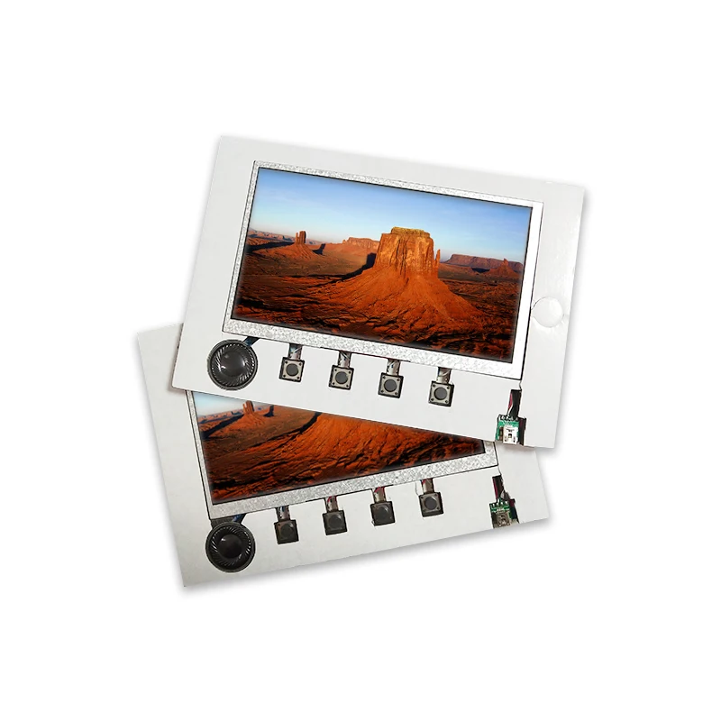 Promotional 7 Inch LCD Screen Video Module With EVA And Function Buttons For Presentation